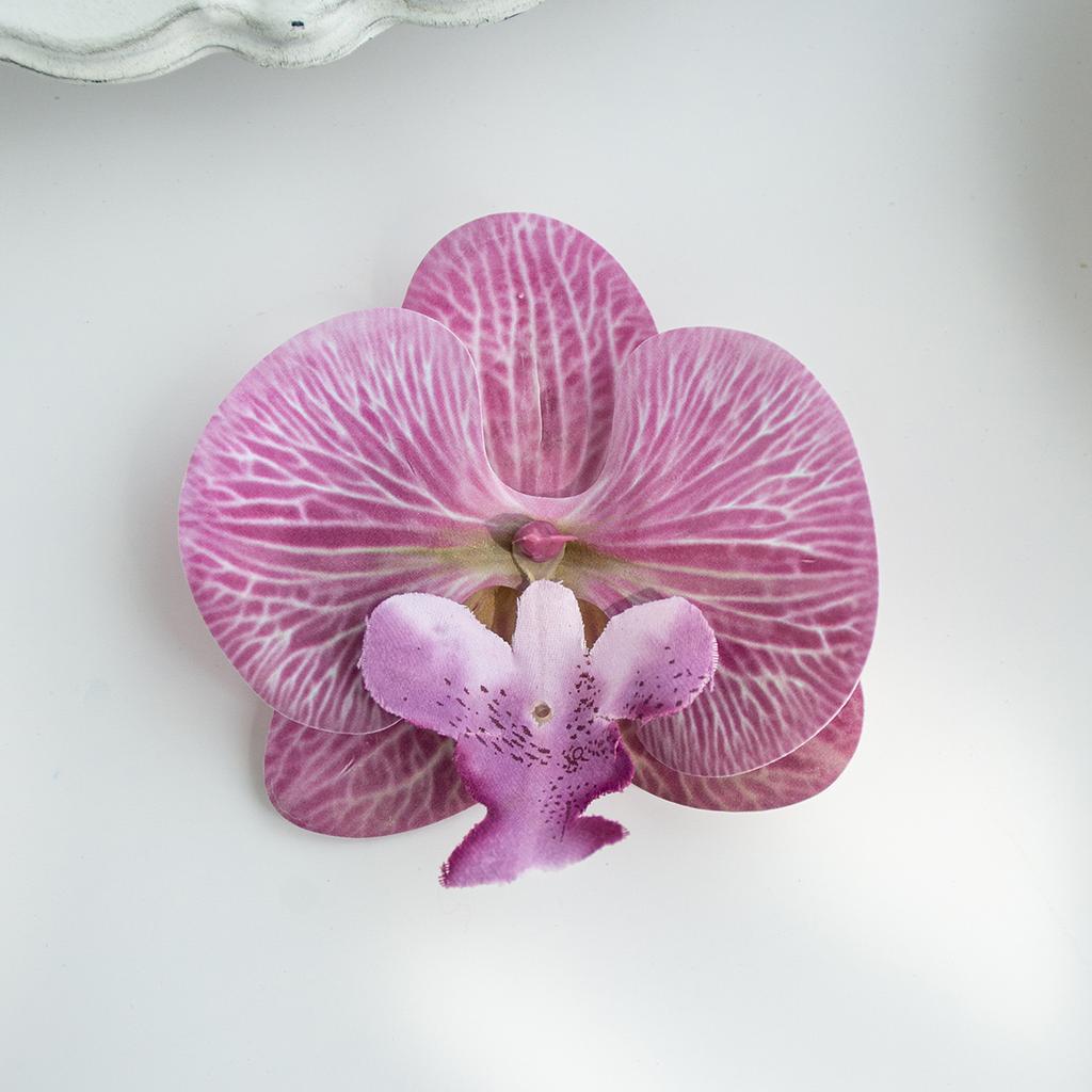 Butterfly Orchid Artificial Flowers Hot Sale Items Festival Wedding Bridal Accessories Headwear Air Clips Diy Gift Box Scrapbook