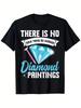 Interesting and Strange Design Sense American Heavy Cotton Printed Short Sleeve Loose Comfortable Casual Round