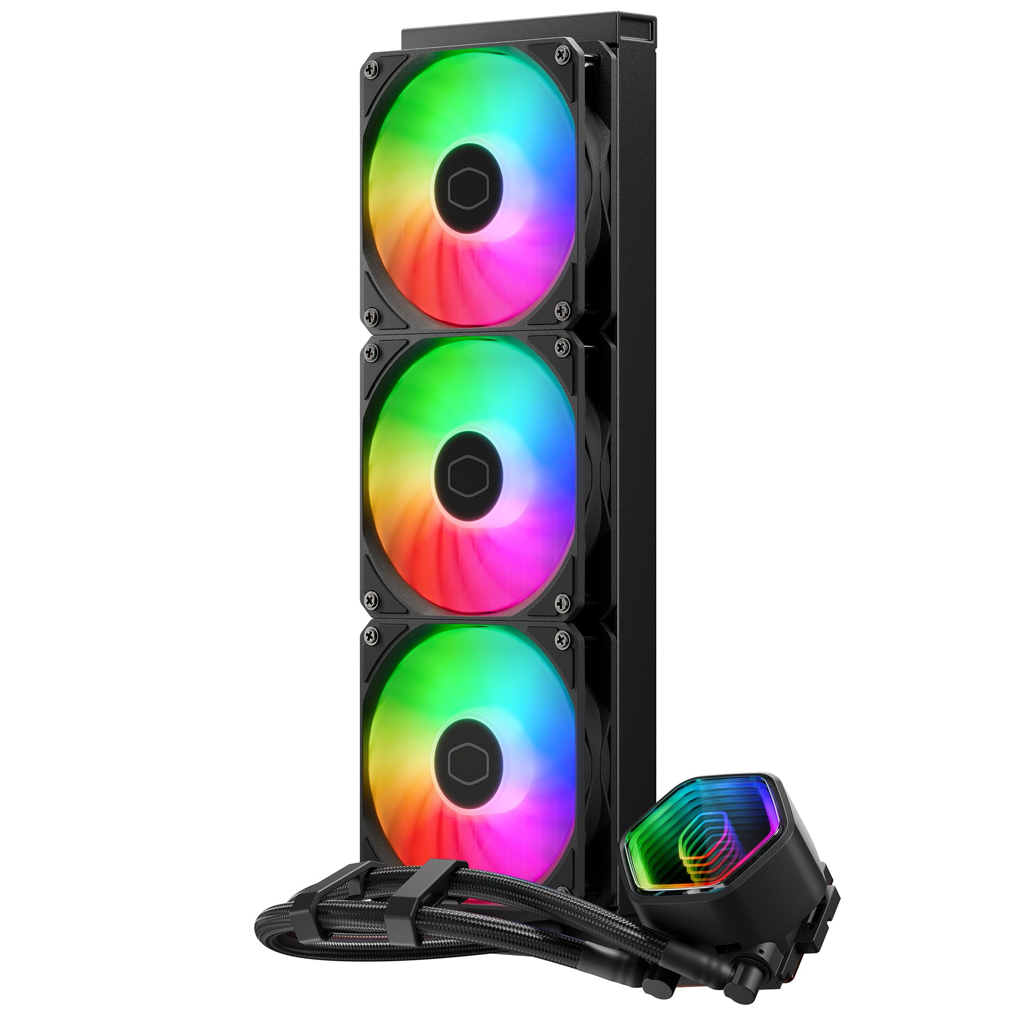 

Cooler Master MASTERLIQUID 360 Core II 360mm Simple CPU Cooler Black FN2431 Water-Cooled MLW-D36M-A18PA-R1 чорний