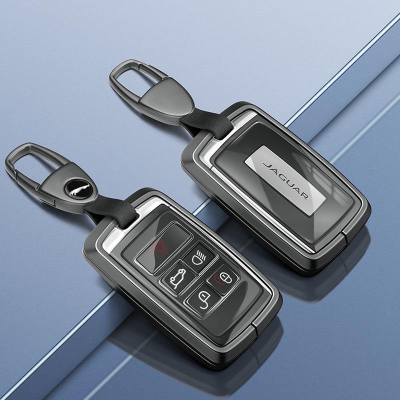 Jaguar Key Case: Aluminum Alloy Shell for XEL, XFL, F-Pace, XJL, XF, XE, F-Type Models