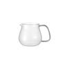 KINTO UNITEA One-Touch Teapot, 460ml, Heat-Resistant Glass, 8335