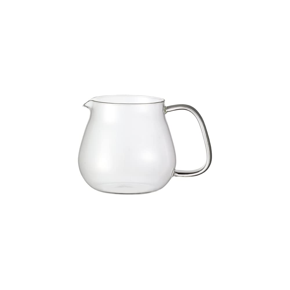 KINTO UNITEA One-Touch Teapot, 460ml, Heat-Resistant Glass, 8335