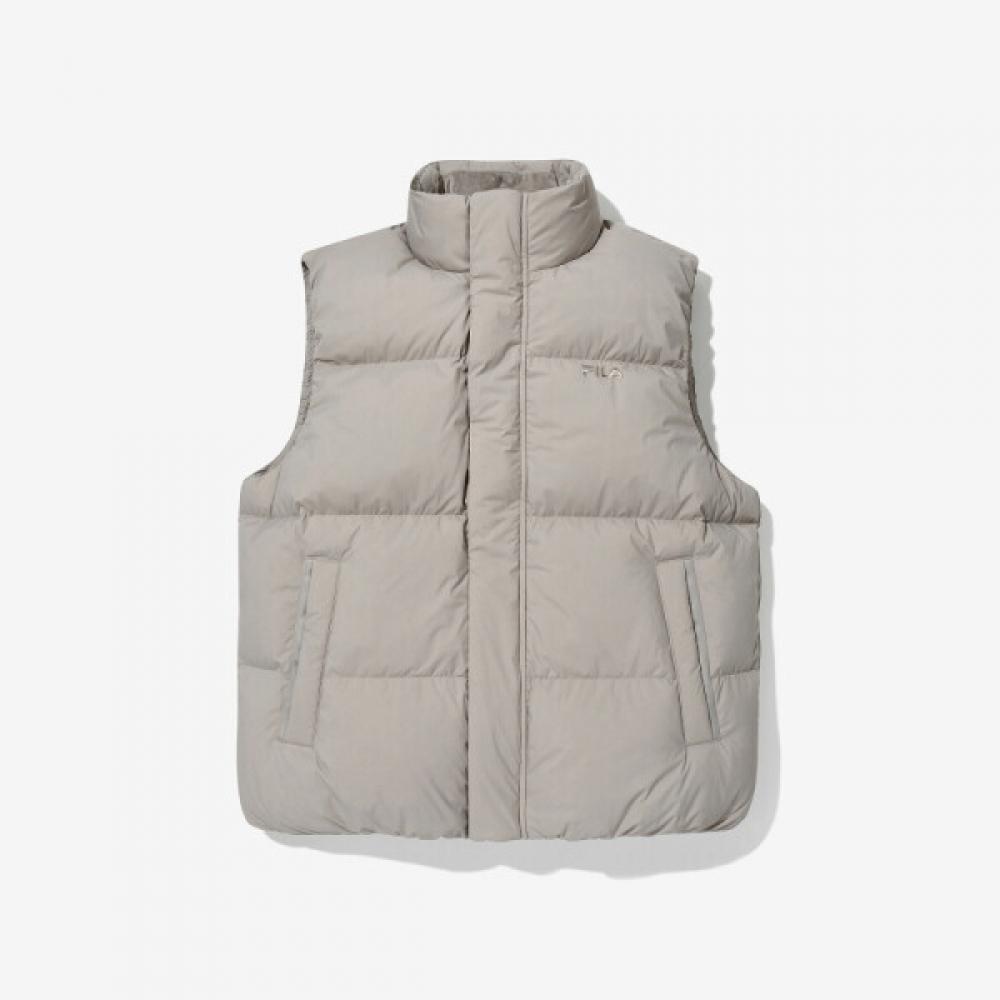 Fila Basic Stand Neck Down Vest Fs2dvg4102x Gre Grey/110