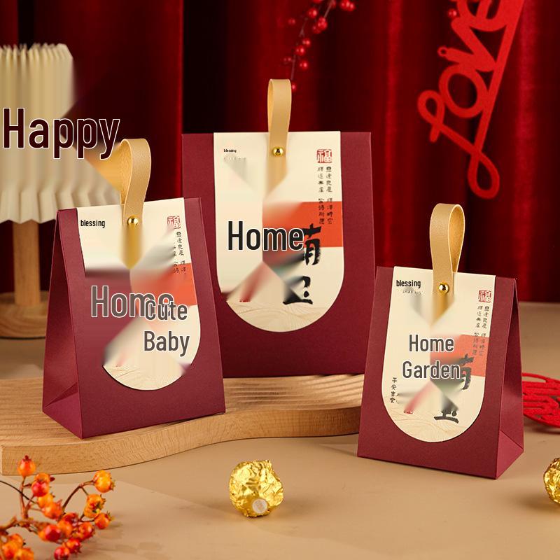 Chinese Style Candy Gift Box for Baby Showers, Weddings & Birthdays