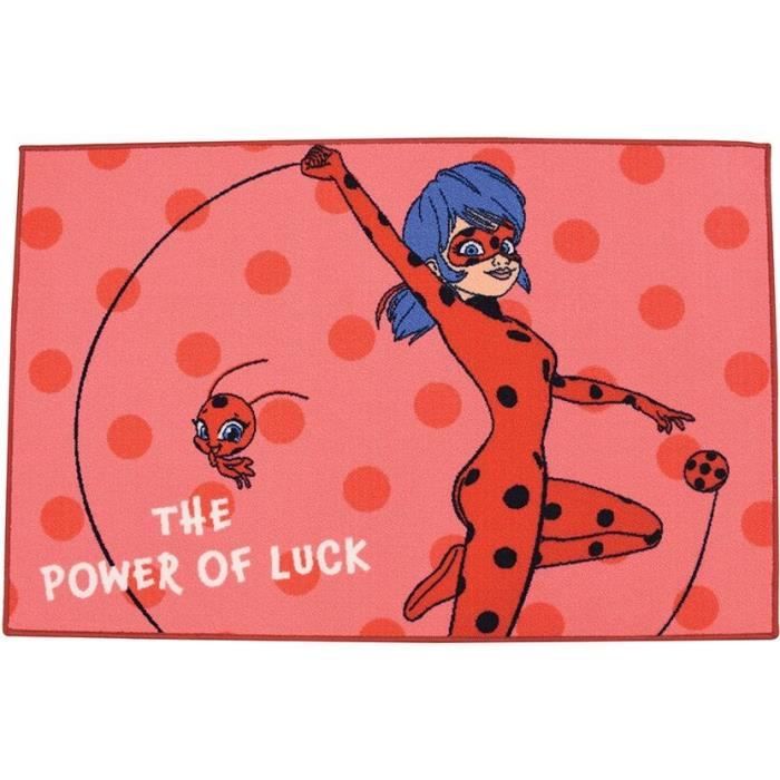 Rug - FUN HOUSE - Ladibug Miraculous - 120 X 80 Cm - Multicolor - Surface Washable