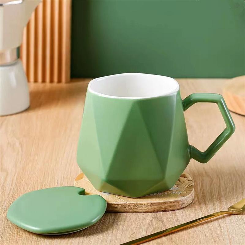 Water cup high value coffee cup household ceramic cup creative mug niche design sense