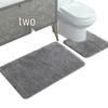 Anti-Slip Absorbent U-Shaped Bathroom Toilet Mat