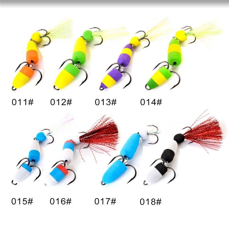 FishKing 1PC Soft Bass Lure Insect Lure With Sharp Hooks Weight 3.4G 4.7G Big/Small Size