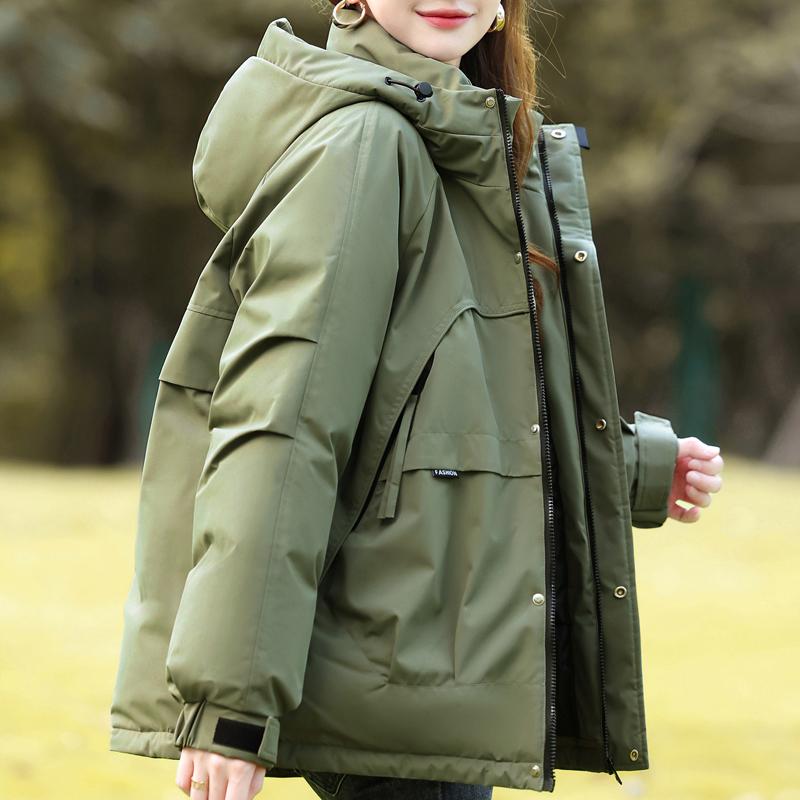 Modă Palton Femei Jachete de Iarnă cu Glugă Largi Groase Calde Parkas Femei