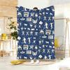 Artist K-Keith H-Haring Throw Soft Cozy Flannel Throw Blanket for Sofa Bedroom and More