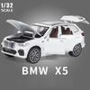 1:32 BMW X5 SUV Legierung Off Road Diecast Modell Simulation Sound Licht Spielzeug Trendiges Dekorationsobjekt Geburtstagsgeschenk Für Freunde