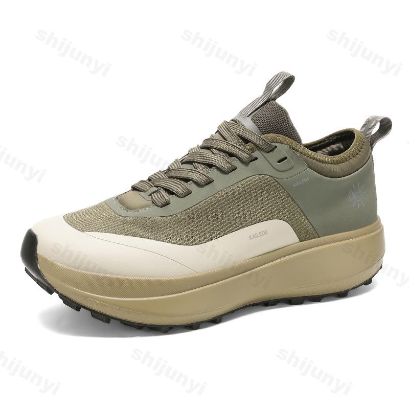 Fashion Men's Casual Shoes 2025 Summer Fashion Trend Color Blocked Sport Shoes Comfortable Versatile Slip on Thick Soled Chunky sneakers