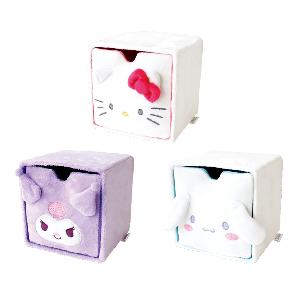 Tees Factory Sanrio Characters Plush Hello H140 x W140 x Chest, Kitty, Approx. D140mm, SR-5545338KT