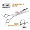 7-inch Curved Pet Grooming Thinning Scissors