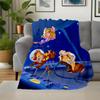 1pc, Space Chip 'n Dale Blanket Soft Throw for Room Decor, Perfect Gift Idea for Family and Friend, Living Room, Travel, Camping