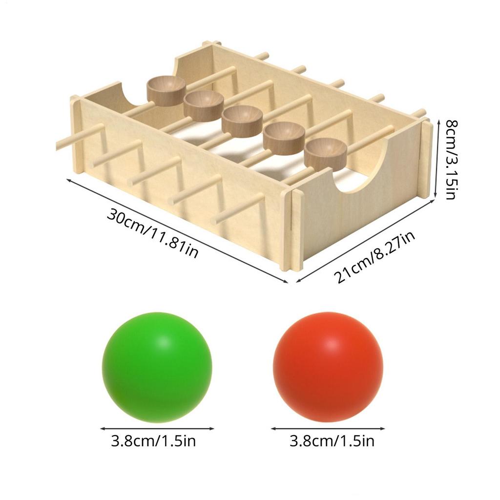 Wooden Ball Toy Sensory Learning Table Game Educational Wooden Ball Run Toy For Children Boys Girls Son Kids Daughter