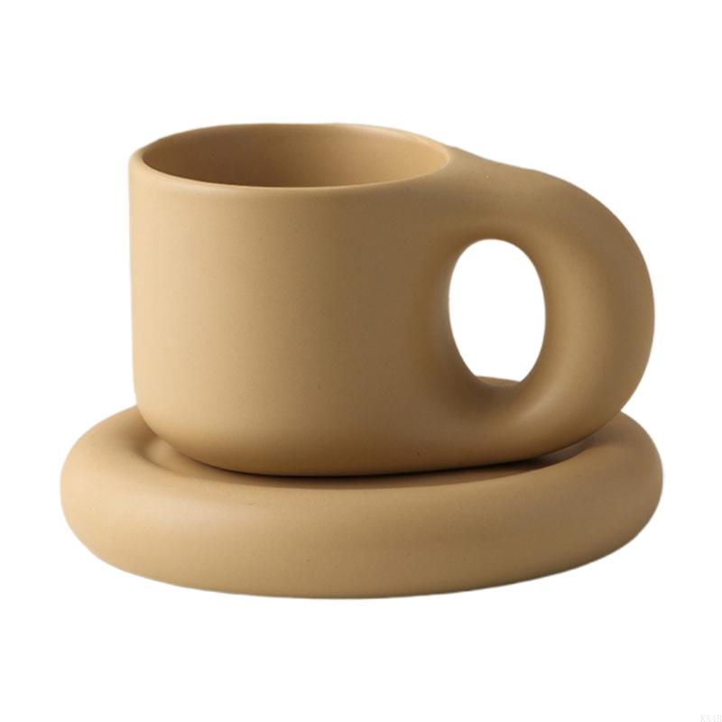 KX4B Nordic Lovers Mug for Creative Girl Water Cup Ceramic Material Coffee