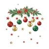 PVC Merry Christmas Decoration Cartoon Decorative Sticker Creative Xmas Sticker  Festival Ornament