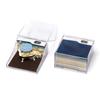 New Fashion 3D Paper Carving Cube Memo Pad Laser Engraved Aerospace Architecture Design Business Satellite Desktop Ornament