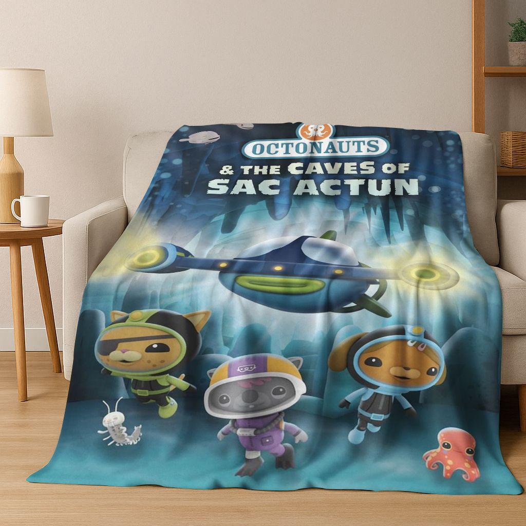 26 Stil Octonauts Barnacles Cartoon Flanell Decke, Warme und Gemütliche Weiche Überwurfdecke für Zuhause Schlafzimmer Bett Sofa Abdeckung Kinder Geschenk