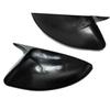 For Dacia Sandero -2024 Car Sticker Rearview Side Mirror Cover Wing Cap Exterior Door Rear View Case Trim Carbon Fiber Look