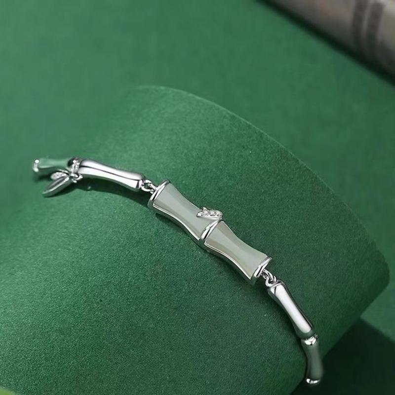 New Chinese Style Bamboo Knot Bracelet For Women Fashion Gold Color Bamboo Bracelet Elegant Girl Daily Jewelry Accessories