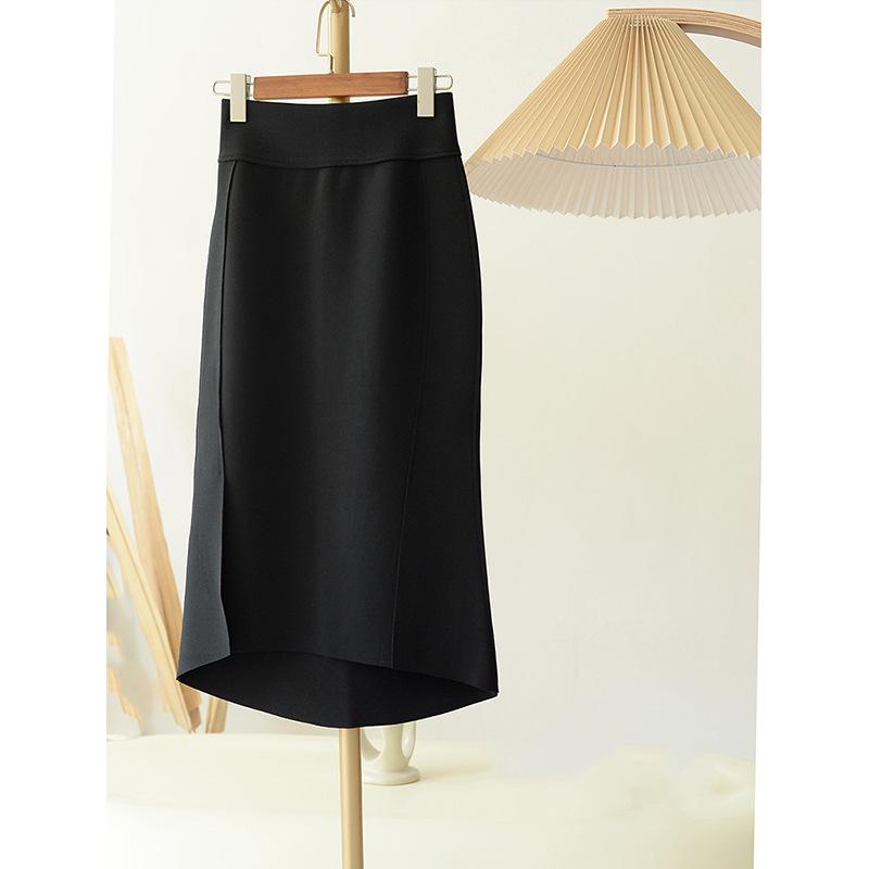 

Women s High Waist Fishtail Stretch Bodycon Midi Skirt XXL