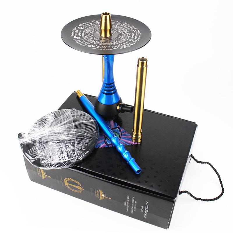 Alphas Hooka Model S Stoving Paint Shisha Simple Removable Diffuser Multicolor Stick Nargile Water Pipe Hookah Shisha Accessorie