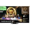 TV Mini-LED QLED - HISENSE - 55U8Q - 4 000 nitů - 165 Hz - Smart TV VIDAA U9