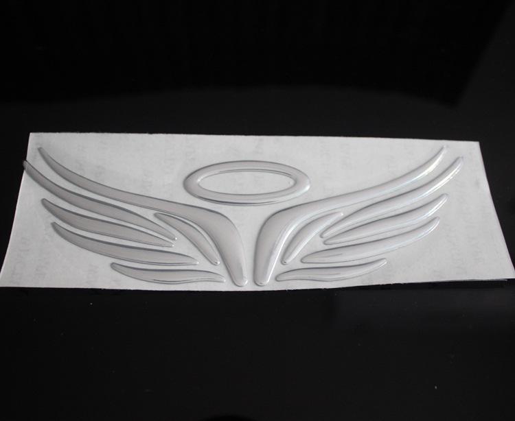 3D Angel Wings Car Emblem Sticker - Stereoscopic Car Decal for Decoration