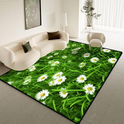 Moderne Pflanzenmuster Große Teppiche für Wohnzimmer Blumendesign Raumdeko Weicher Schlafzimmerteppich Eingangstürmatte Maschinenwaschbar