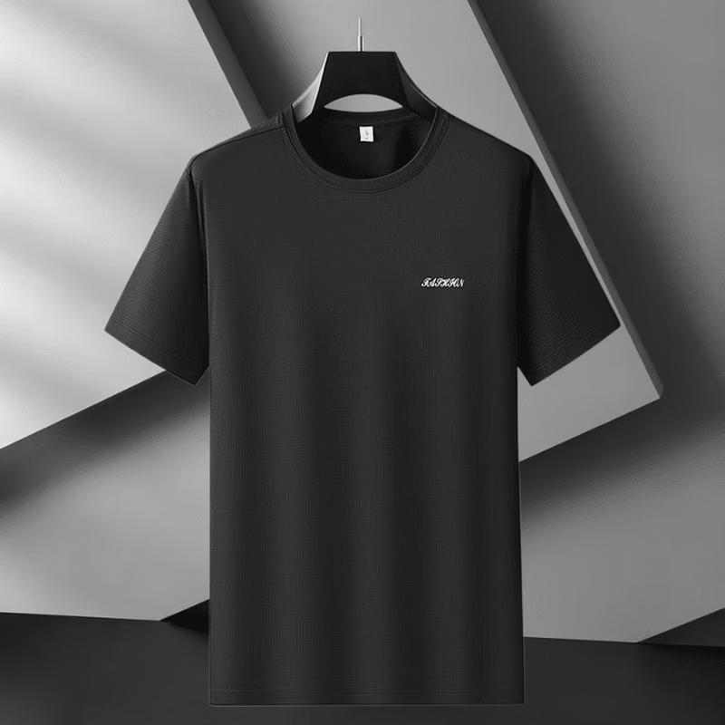 VEE KELLEN Men's Ice Silk Round Neck T-Shirt