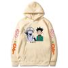 Hunter X Hunter Japan Anime Menn Dame Hettegensere Harajuku Gon Killua Print Plus Size Sweatshirt Unisex Høst Vinter Streetwear