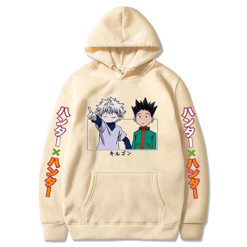 Hunter X Hunter Japonsko Anime Muži Dámské Mikiny Harajuku Gon Killua Potisk mikina velké velikosti Unisex podzimní zimní streetwear
