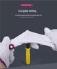 700g Durable White Cotton Work Gloves, Wear-Resistant & Thickened for Construction & Repairmen
