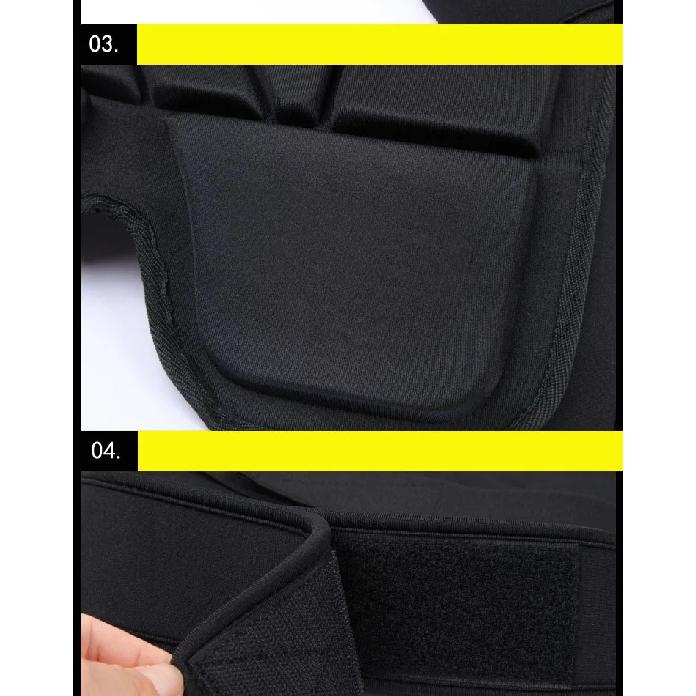 HZYEYO Motorcycle Riding Shorts riding Protective Gear Hip Padded Shorts Skiing Cycling Outdoor Protection Size S/M/L,P-003