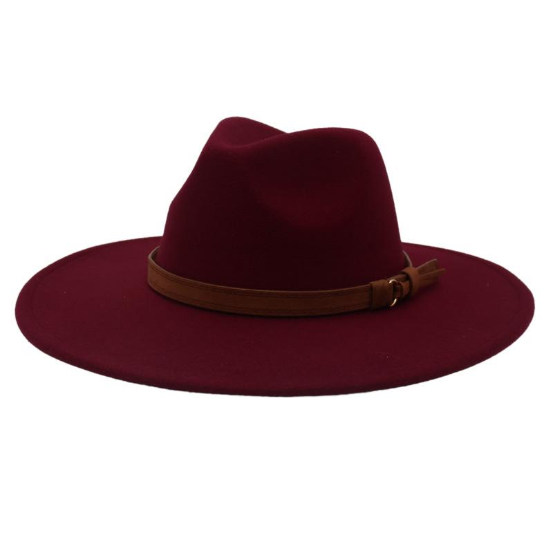 Cashmere Brim Jazz Hat Lady Gentleman Top Hat Party Banquet Coat With Hat