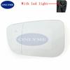 Car Wide Angle Heated Mirror Glass With Blind Spot Warning for BMW Series 3  G20 G21 / 5 G30 G31 / 6 G32 / 7 G11 G12 2015 -