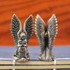 Goddess Angel Figure Home Decor Guardian Angel Statue Decoration Retro Home Decor Desktop Tea Pet Craftwork Bronze Ornament