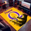 Custom personalization Omega Psi Phi Print Area Rug - Soft, Washable Non-Slip Indoor Mat,Living Room,Home&Office Decorative Rug