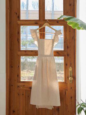 Sosomoso French Ripple Apron - Natural
