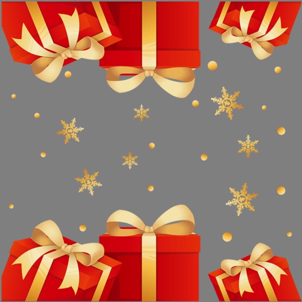 Snowman Christmas Sticker Santa Claus Xmas Decal New Window Sticker Home Decor