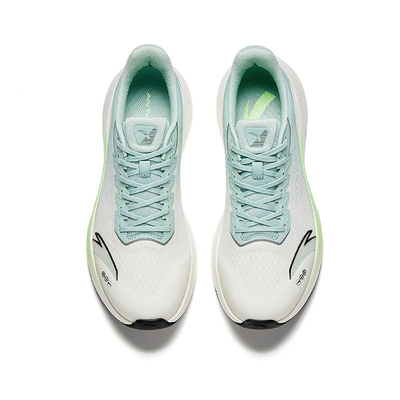 New Anta Stinger 6 Cushioning, Wear Resistant Low Top Casual Running Shoes Men's Ivory White Rain Clear Green 912515511-11