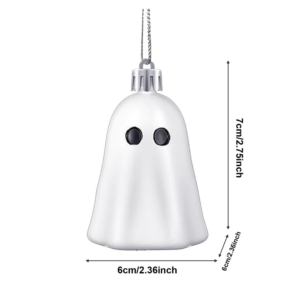 Small Ghost Ornament Hangable Ghost Ornament Halloween Ghost Pendant Decoration Cute Hangable Resin Ghost Pendant