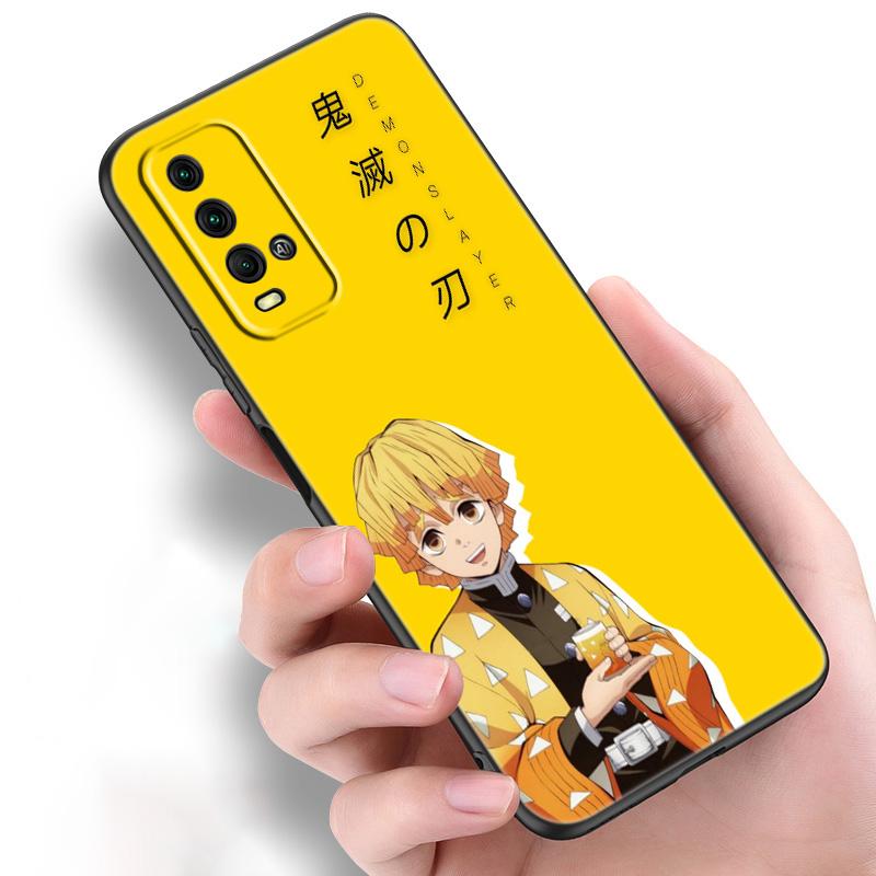 Cartoon Japan Anime Demon Slayer Silicone Phone Case For Xiaomi Redmi Note 11 10 9 8 Pro 11T 10T 10S 9S 8T 9 9A 9C 9T Cover