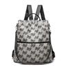 Letter Print Anti-Theft Backpack Large Capacity Women's Backpack Student Schoolbag