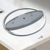 Metal Vertical Stand Game Console Base Bracket Anti-Slip Base Holder Base Stand Replacement for PS5 Pro/PS5 Slim/PS5 Console