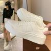 Real Soft Leather Little White Shoes Women's Spring and Autumn 2025 New Versatile Board Shoes Casual Platform Sports Little White Shoes