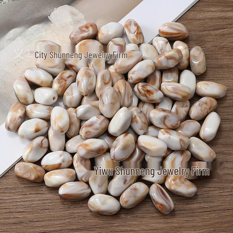 Acryl Zweifarbig Großlochperlen: DIY Schmuck-, Bekleidungs- & Accessoire-Komponenten