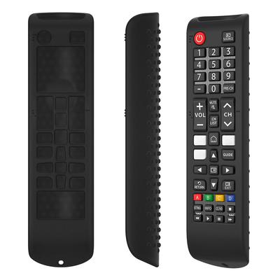Silikonowe Etui na Pilot Antypoślizgowy Ochronne Pokrowiec Skóra na Kontroler Wstrząsoodporne z Paskiem na Sznurek do Pilota Samsung Smart TV BN59-01315A